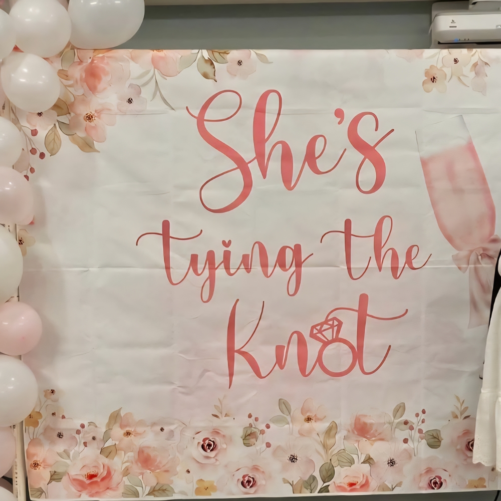 Floral Bridal Shower Backdrop